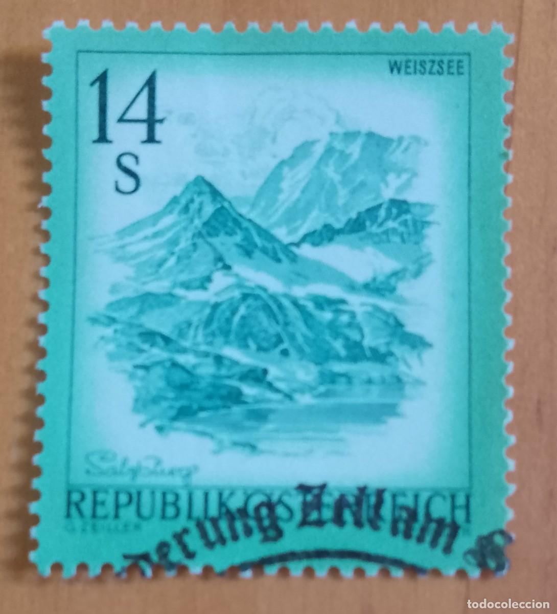 Sellos: AUSTRIA - V/F 14 S - A&Ntilde;O 1982 - TURISMO, LAGO: WEISZSSE