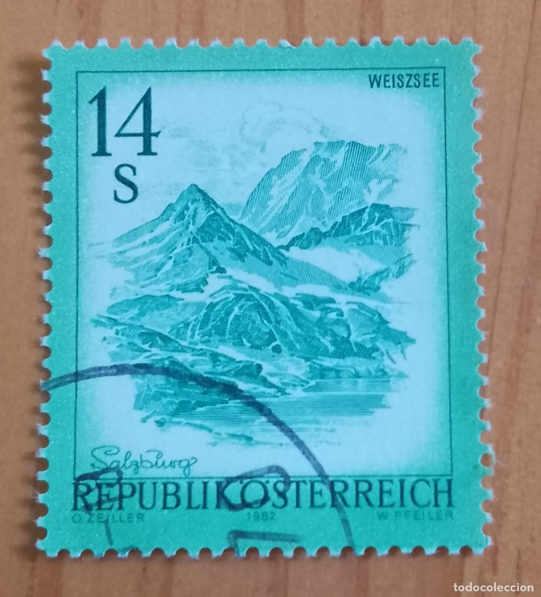 Sellos: AUSTRIA - V/F 14 S - A&Ntilde;O 1982 - TURISMO, LAGO: WEISZSSE