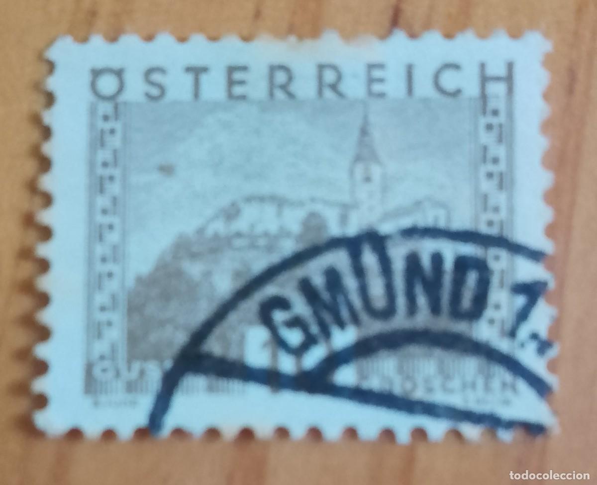 Sellos: AUSTRIA - V/F 10 GROSCHEN - CASTILLO EN G&Uuml;SSING