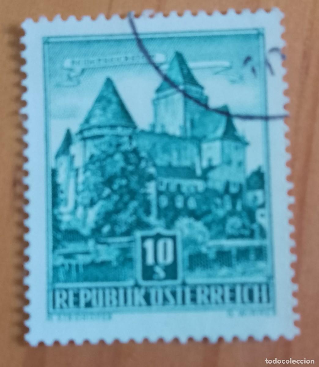 Sellos: AUSTRIA - V/F 10 S - A&Ntilde;O 1957 - CASTILLO EN HEIDENREICHSTEIN - YV 874