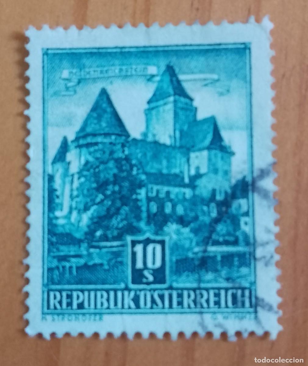 Sellos: AUSTRIA - V/F 10 S - A&Ntilde;O 1957 - CASTILLO EN HEIDENREICHSTEIN - YV 874