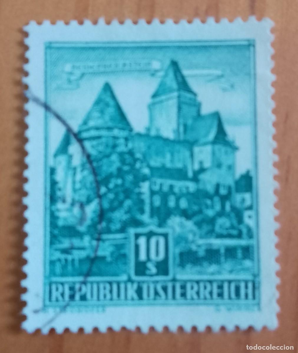 Sellos: AUSTRIA - V/F 10 S - A&Ntilde;O 1957 - CASTILLO EN HEIDENREICHSTEIN - YV 874