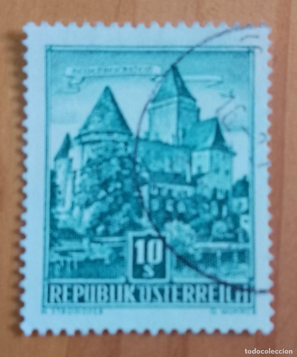 Sellos: AUSTRIA - V/F 10 S - A&Ntilde;O 1957 - CASTILLO EN HEIDENREICHSTEIN - YV 874