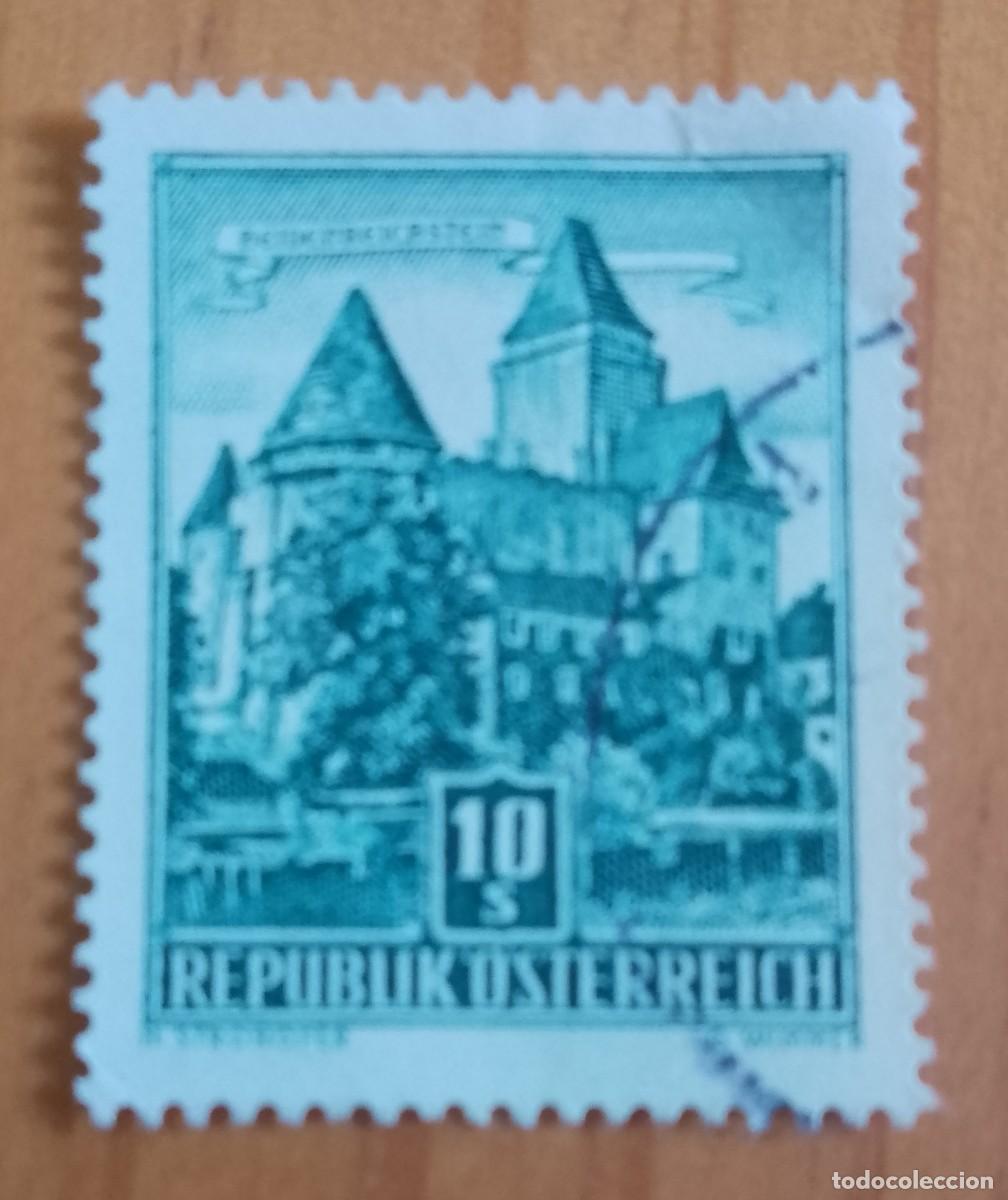 Sellos: AUSTRIA - V/F 10 S - A&Ntilde;O 1957 - CASTILLO EN HEIDENREICHSTEIN - YV 874