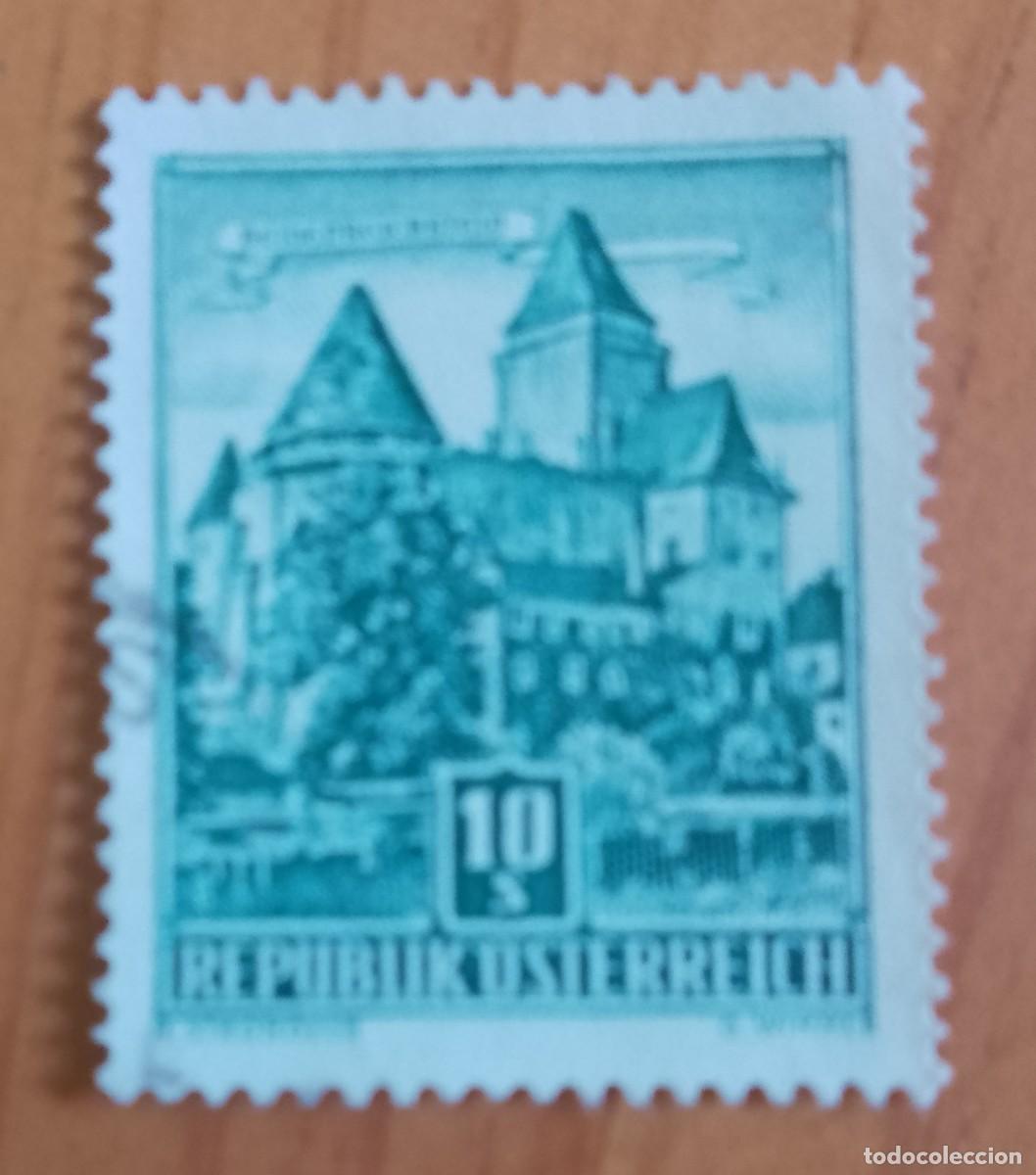 Sellos: AUSTRIA - V/F 10 S - A&Ntilde;O 1957 - CASTILLO EN HEIDENREICHSTEIN - YV 874