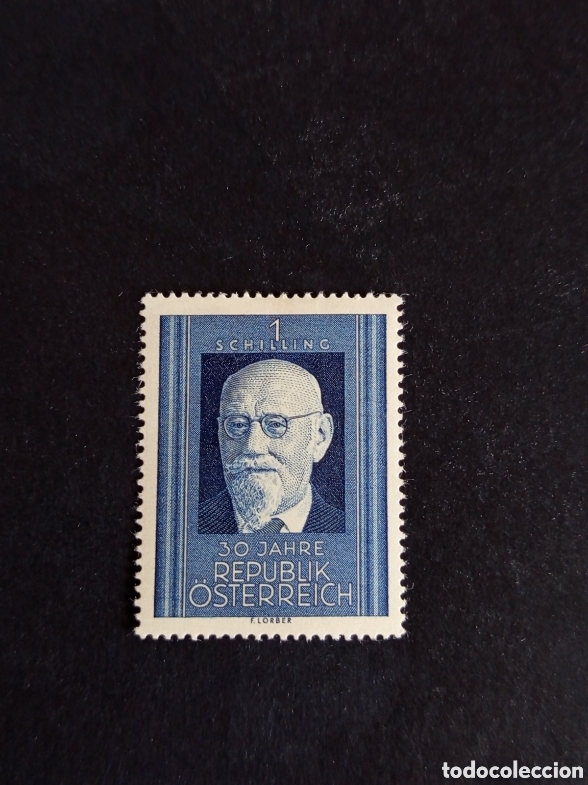 Sellos: AUSTRIA, 1948. Presidente Karl Renner. Yvert 763. Ver fotos. Pedido m&iacute;nimo 3 &euro;
