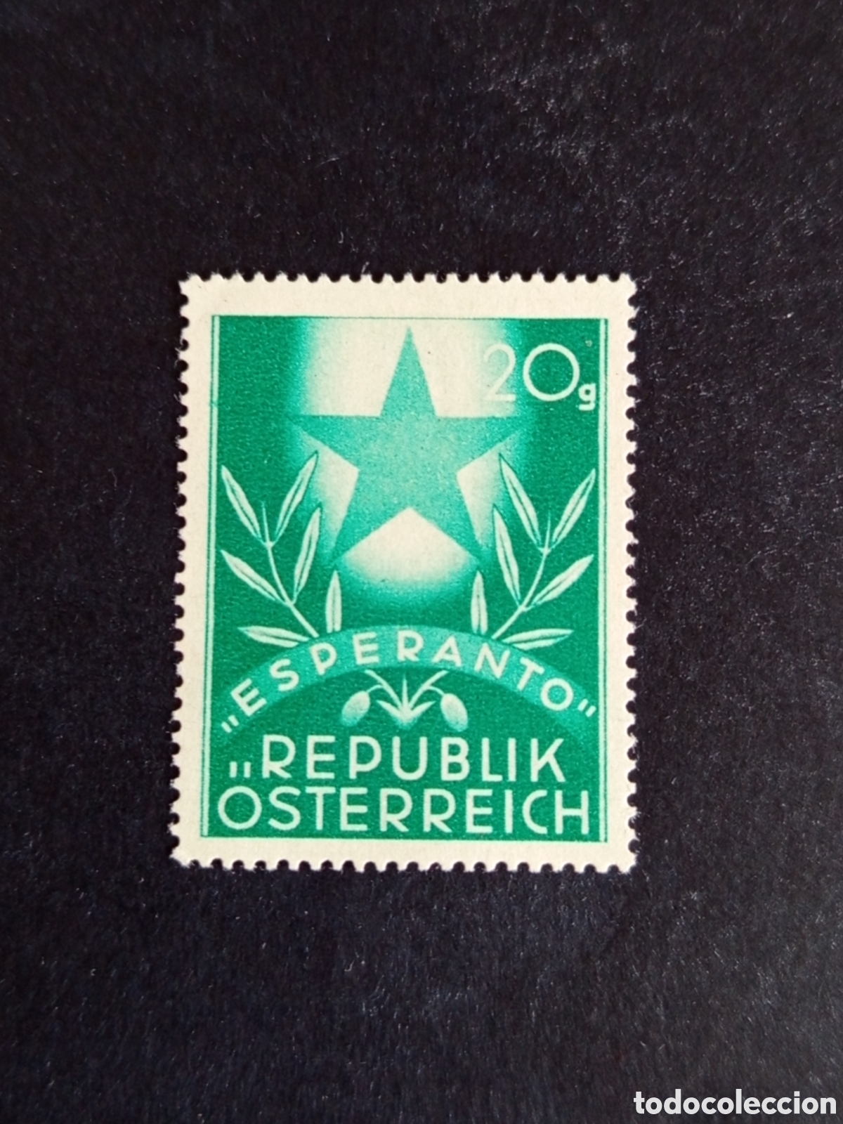 Sellos: AUSTRIA, 1949. Congreso Esperanto. Yvert 770. Ver fotos. Pedido m&iacute;nimo 3 &euro;. Serie completa