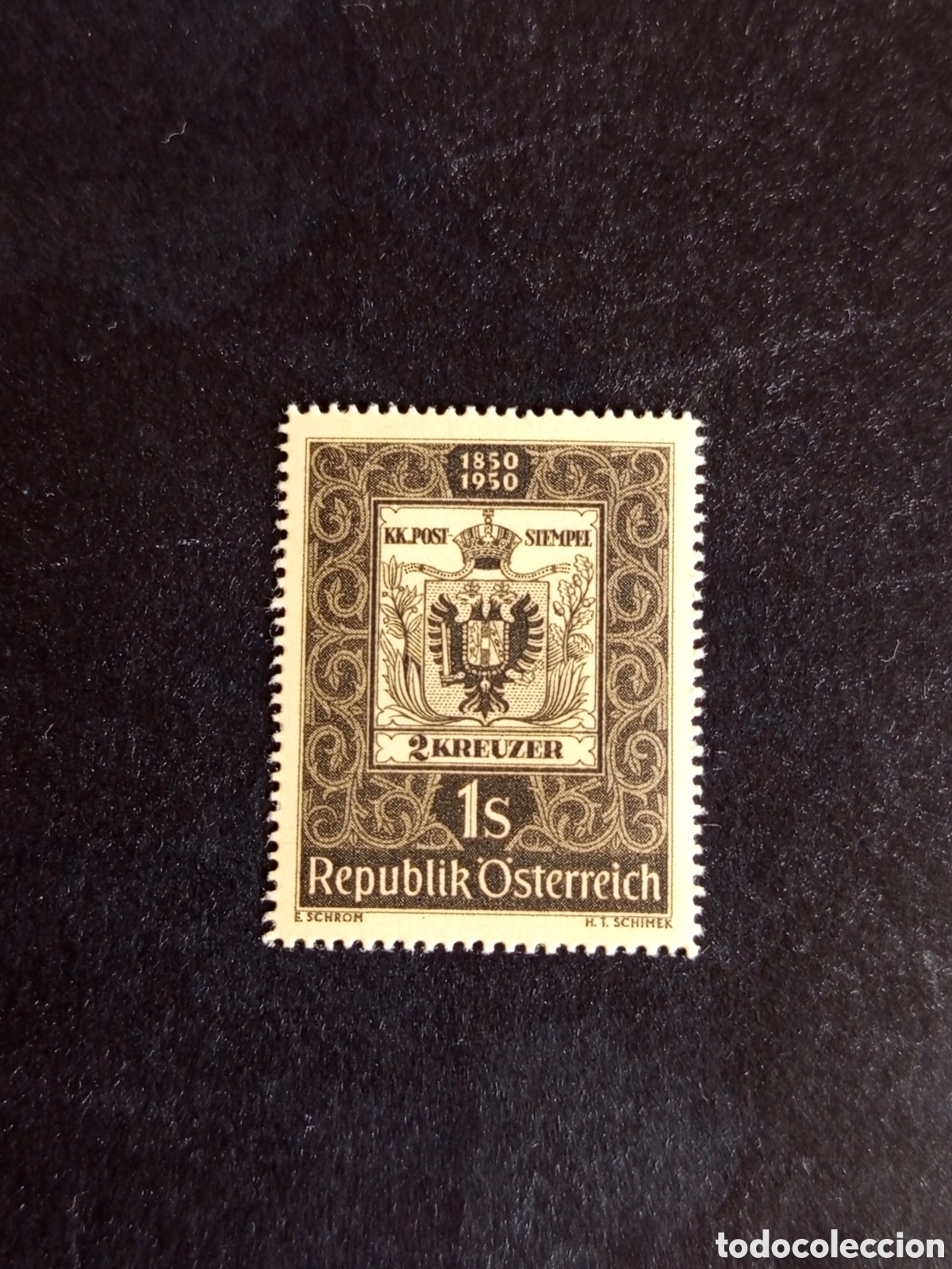 Sellos: AUSTRIA, 1950. Centenario del Sello de Austria.Yvert 786. Ver fotos. Pedido m&iacute;nimo 3 &euro;.