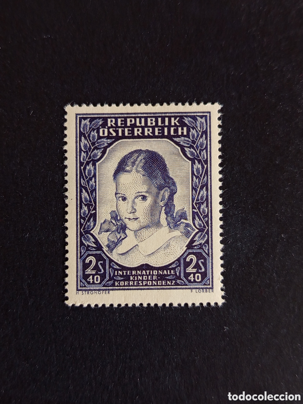 Sellos: AUSTRIA, 1952. Infancia. Yvert 817 Ver fotos. Pedido m&iacute;nimo 3 &euro;. Serie completa en nuevo