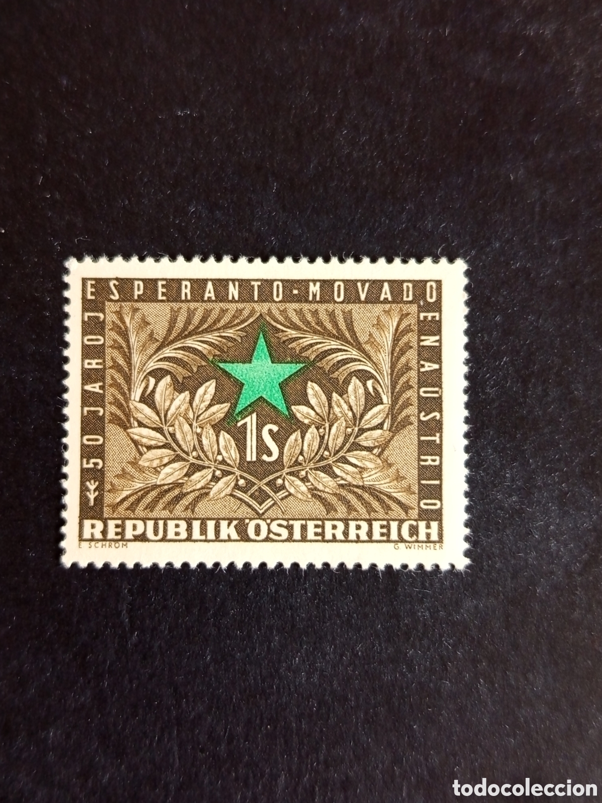Sellos: AUSTRIA, 1954. Esperanto . Yvert 838. Ver fotos. Pedido m&iacute;nimo 3 &euro;. Serie completa en nuevo