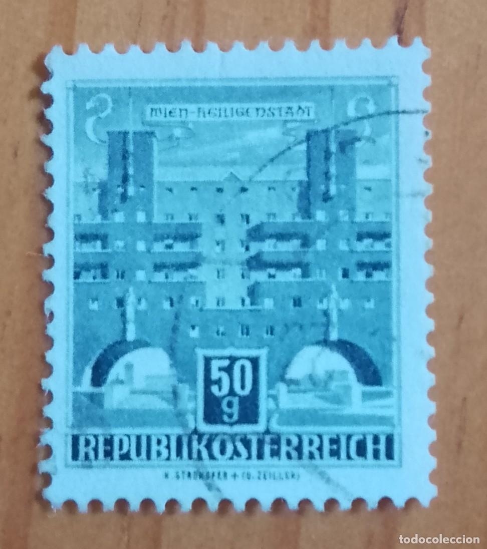 Sellos: AUSTRIA - V/F 50 G - A&Ntilde;O 1957 - EDIFICIOS, MONUMENTOS - WIEN-REILIGENSTADT
