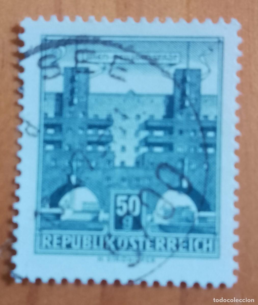 Sellos: AUSTRIA - V/F 50 G - A&Ntilde;O 1957 - EDIFICIOS, MONUMENTOS - WIEN-REILIGENSTADT - YV 869