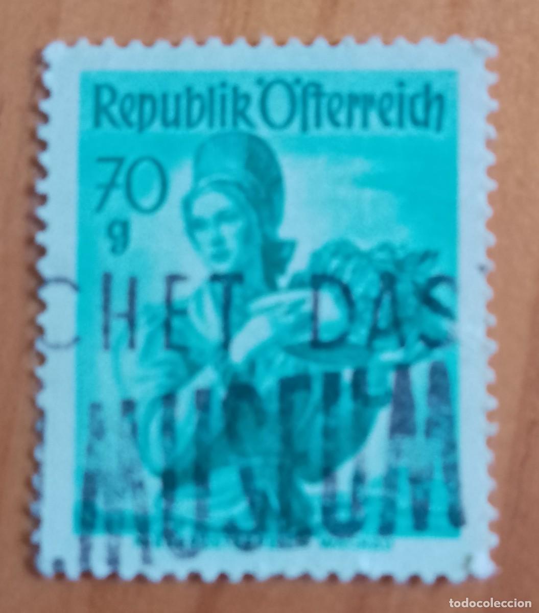 Sellos: AUSTRIA - V/F 70 G - TRAJES REGIONALES: WACHAU, BAJA AUSTRIA