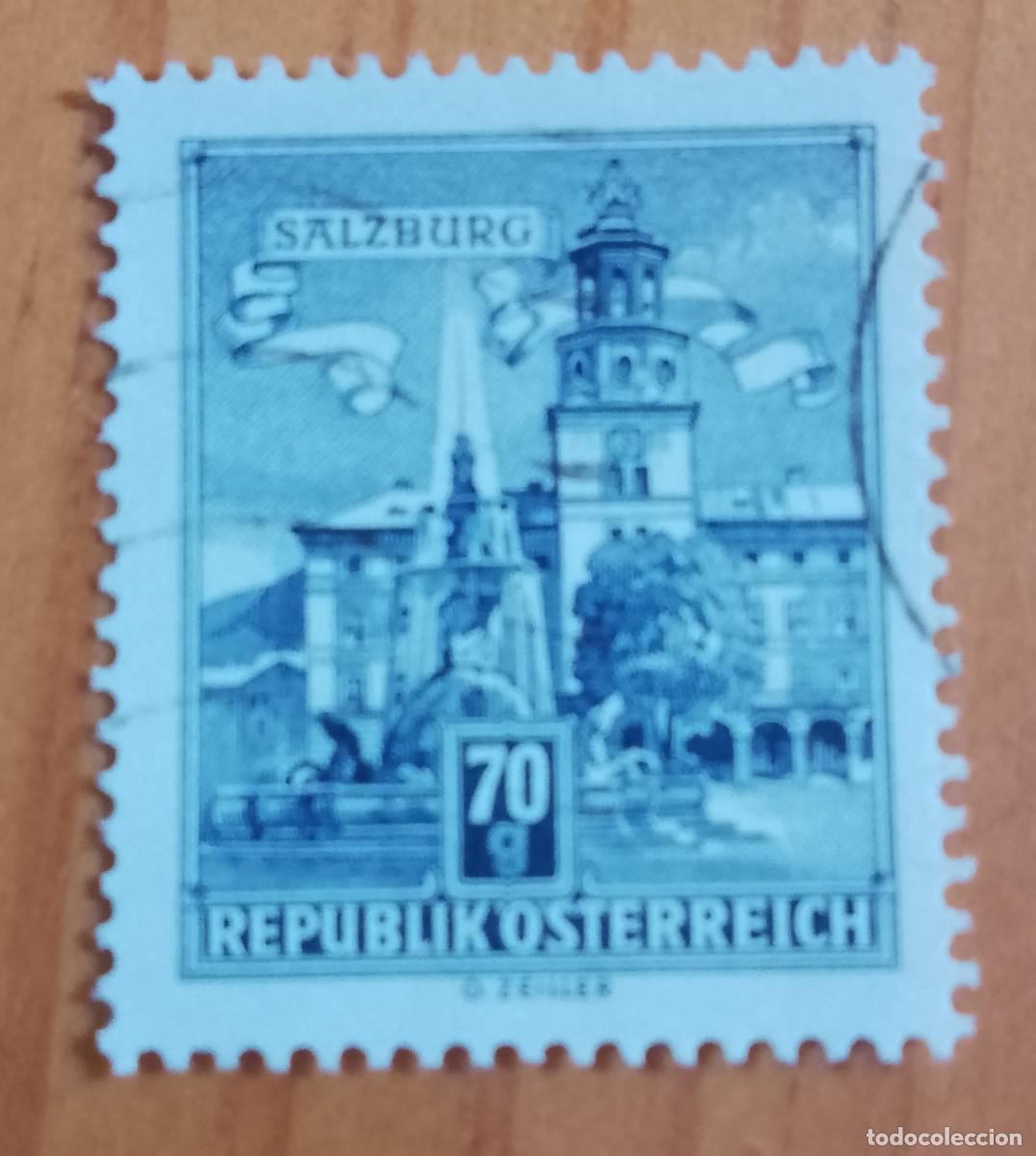 Sellos: AUSTRIA - V/F 70 G - CIUDADES: SALZBURG