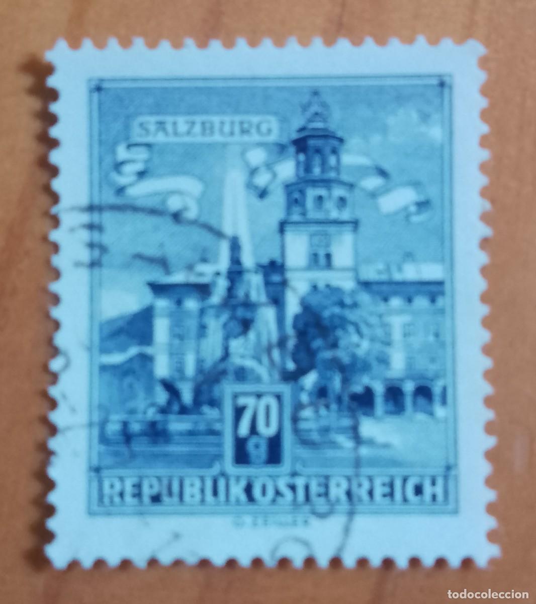 Sellos: AUSTRIA - V/F 70 G - CIUDADES: SALZBURG