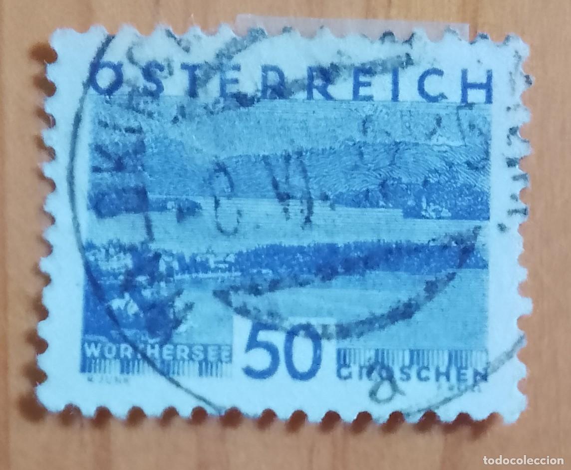 Sellos: AUSTRIA - V/F 50 GROSCHEN - A&Ntilde;O 1929 - W&Ouml;RTHERSEE