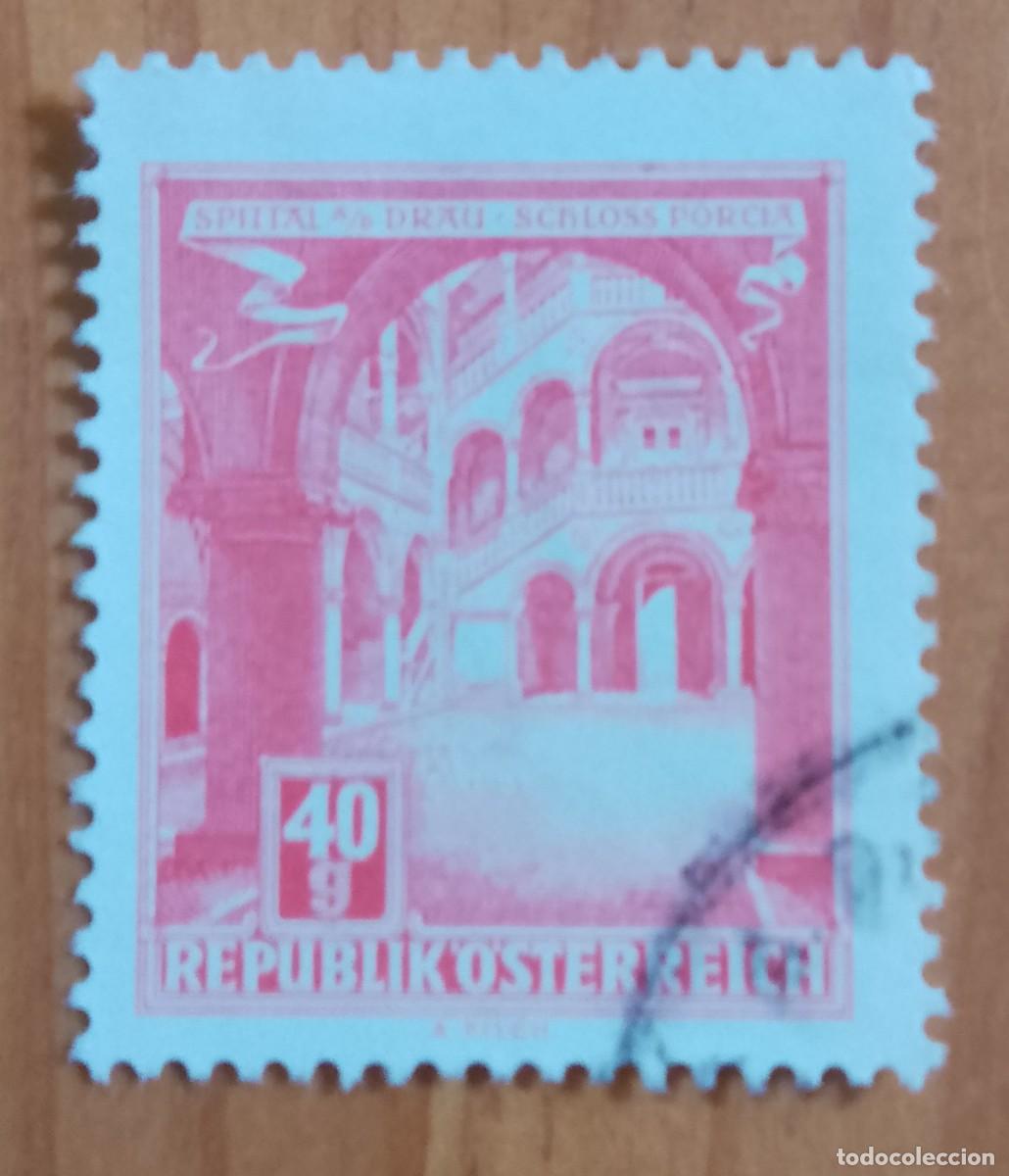 Sellos: AUSTRIA - V/F 40 G - ARQUITECTURA: CASTILLO DE PORCIA SPITTA