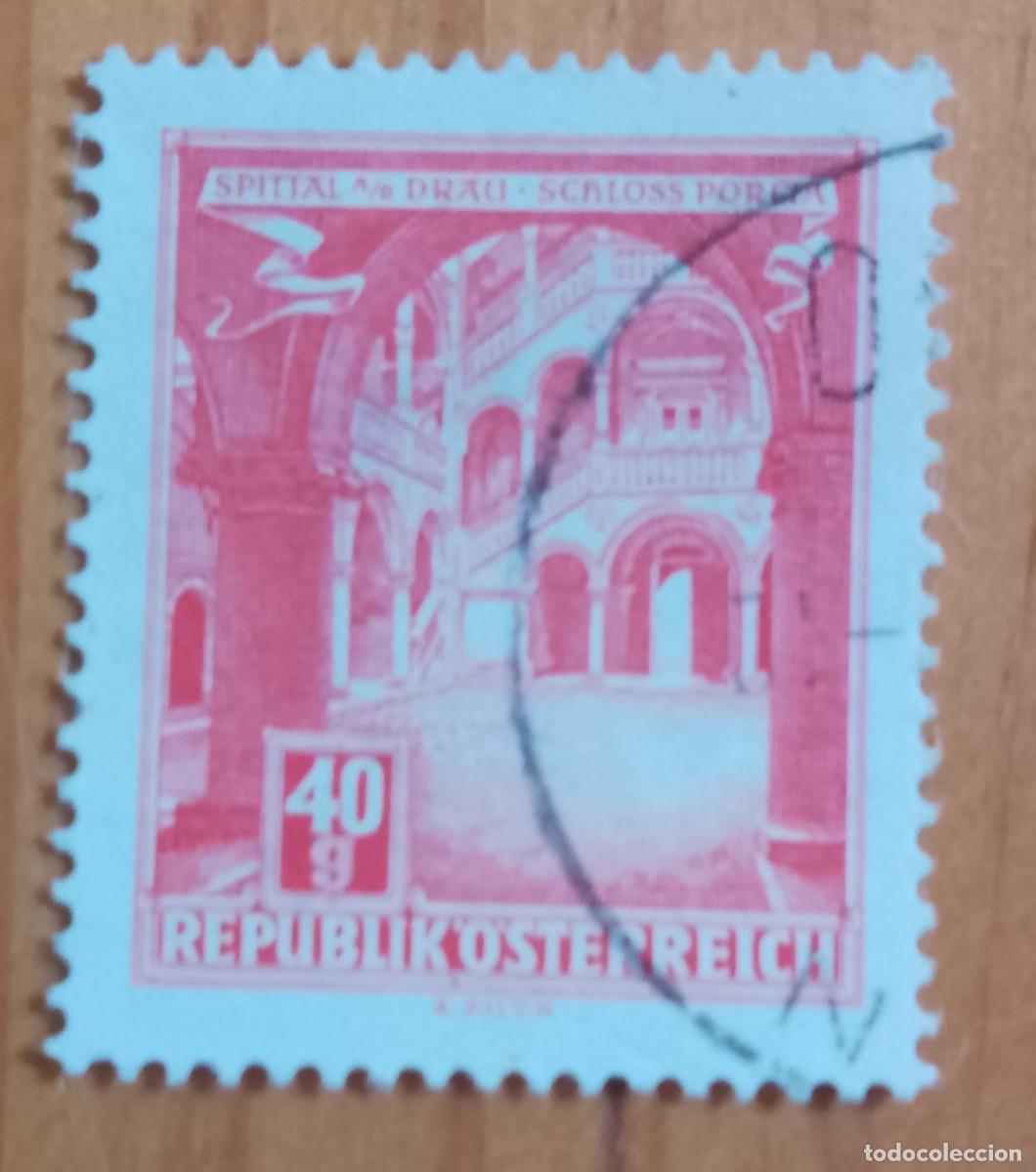 Sellos: AUSTRIA - V/F 40 G - ARQUITECTURA: CASTILLO DE PORCIA SPITTA