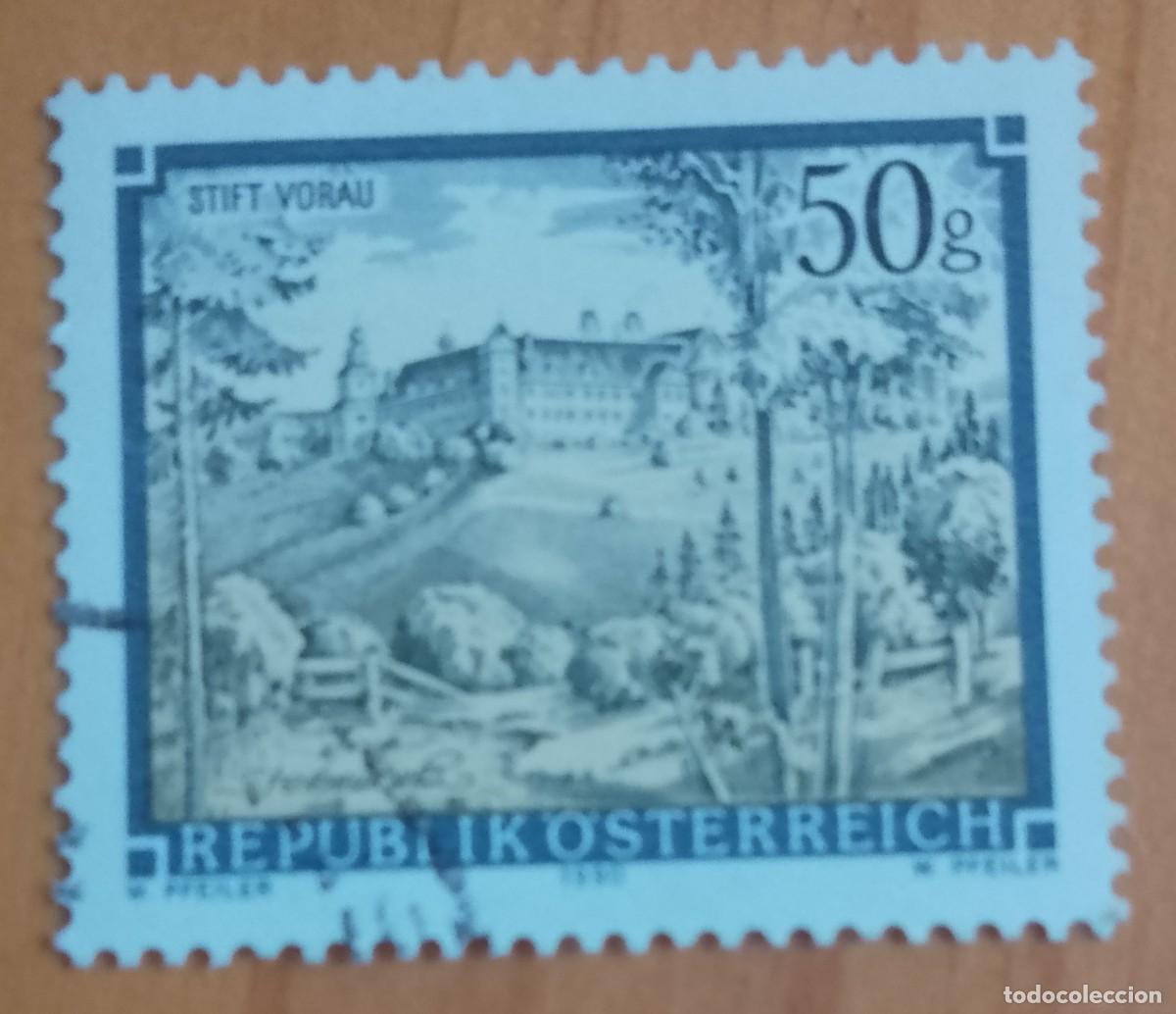 Sellos: AUSTRIA - V/F 50 G - A&Ntilde;O 1990 - MONASTERIO AGUSTINO: VORAU