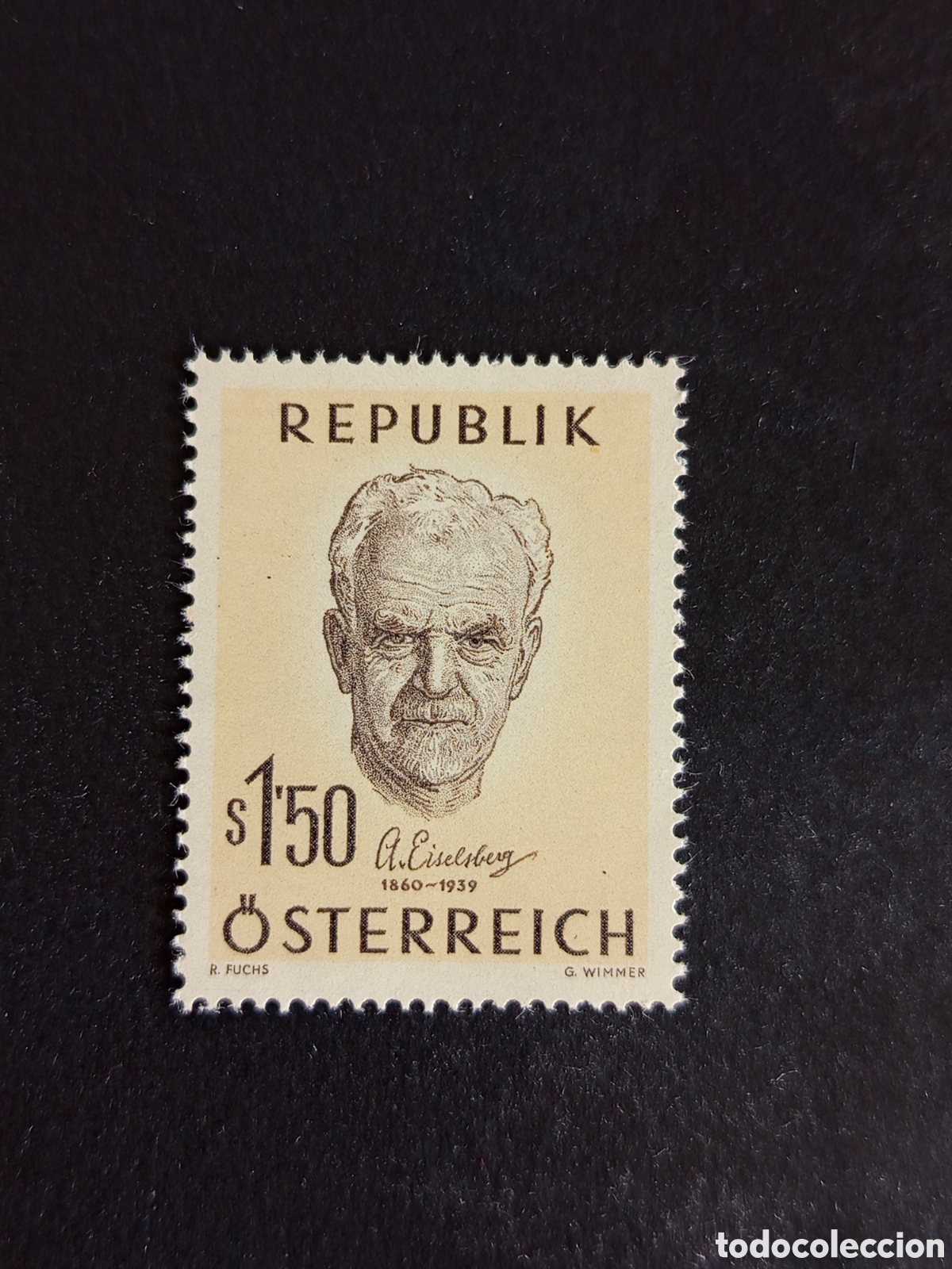 Sellos: AUSTRIA, 1960. Profesor Anton Eiselsberg. Yvert 918. Ver fotos. Pedido m&iacute;nimo 3 &euro;. Serie completa