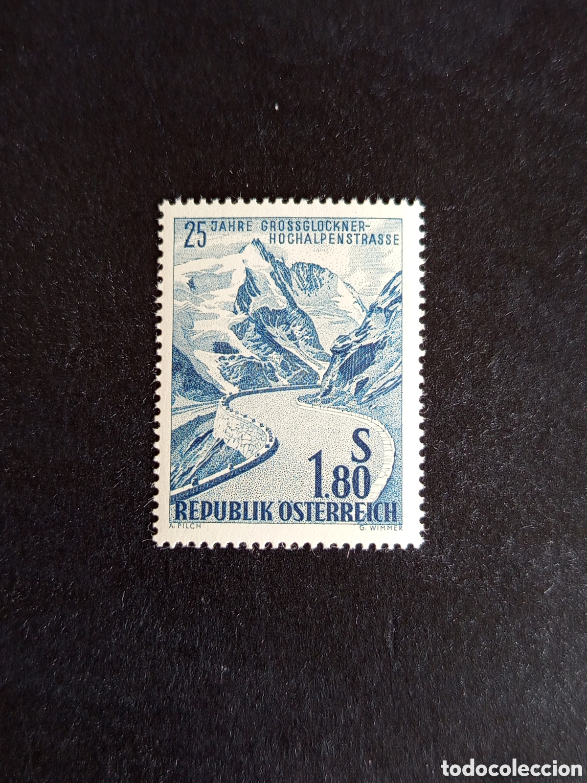 Sellos: AUSTRIA, 1960. Ruta del Grossglockner. Yvert 921. Ver fotos. Pedido m&iacute;nimo 3 &euro;. Serie completa