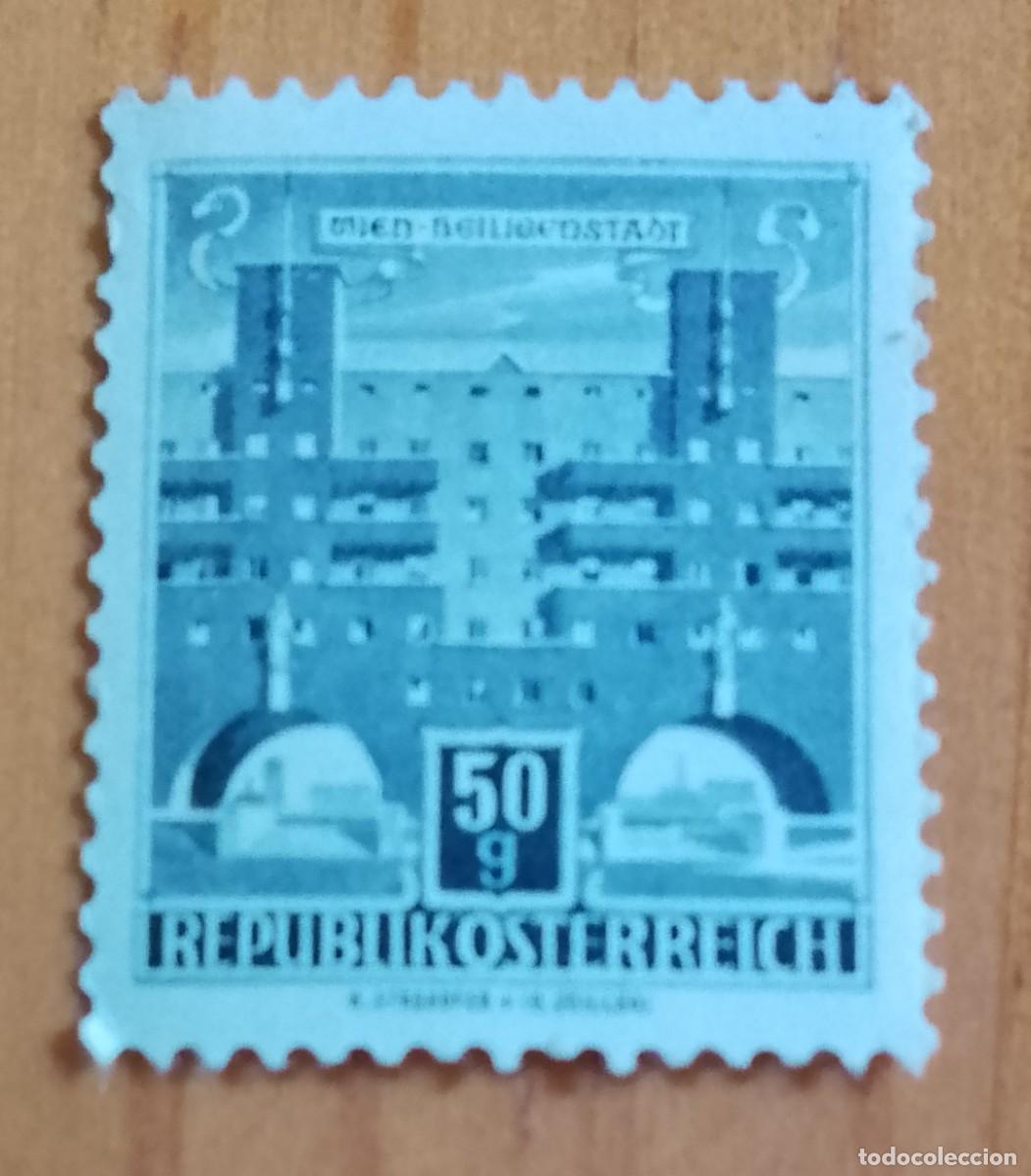 Sellos: AUSTRIA - V/F 50 G - A&Ntilde;O 1957 - WIEN REILIGENSTADT - YV 869