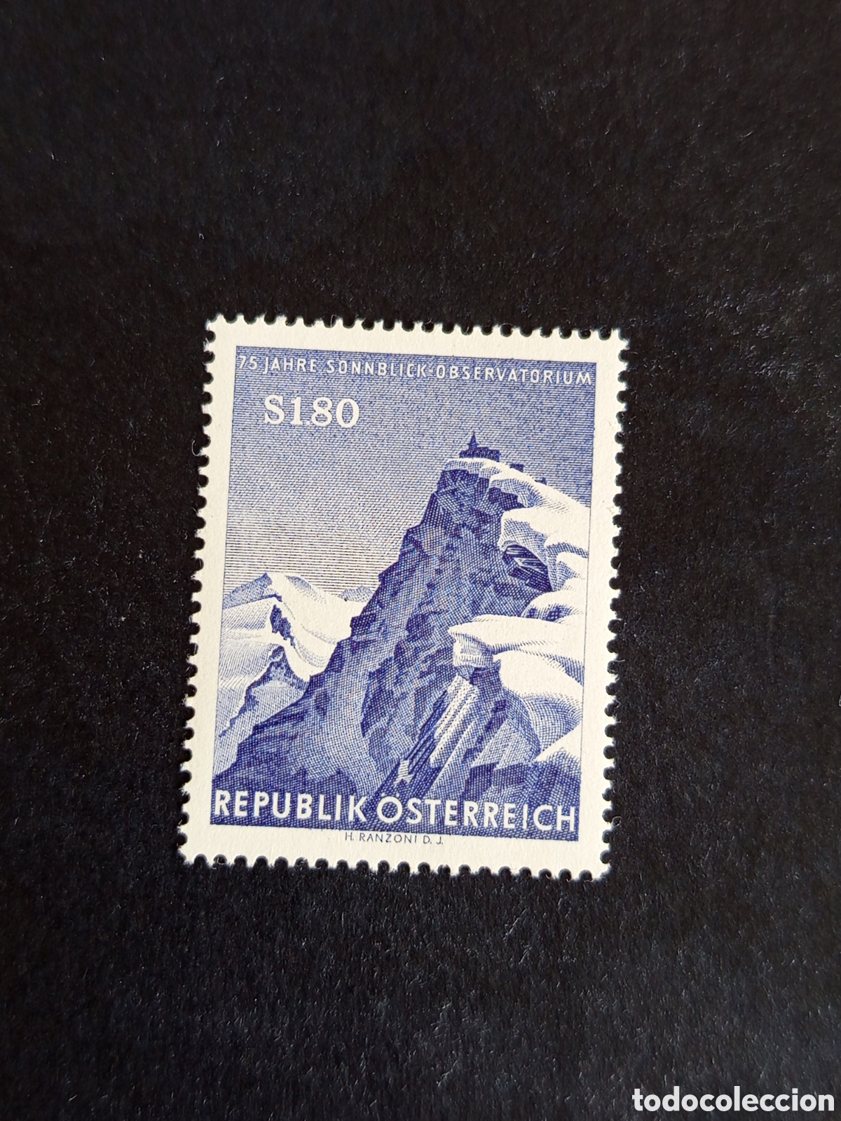 Sellos: AUSTRIA, 1961. Observatorio del monte Sonnblick. Yvert 931. Ver fotos. Pedido m&iacute;nimo 3 &euro;.