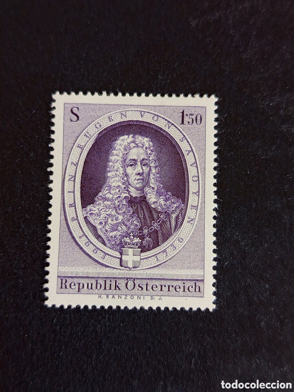 Sellos: AUSTRIA, 1963. Pr&iacute;ncipe Eugenio de Saboya. Yvert 972. Ver fotos. Pedido m&iacute;nimo 3 &euro;. Serie completa