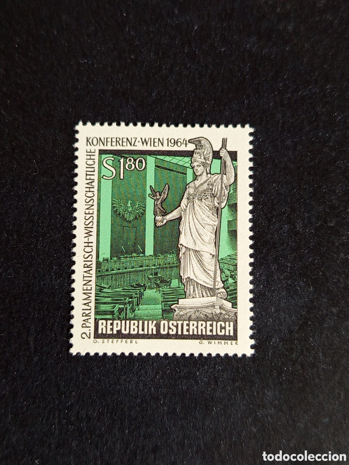 Sellos: AUSTRIA, 1964. Conferencia Parlamentaria y Cient&iacute;fica. Yvert 989. Ver fotos. Pedido m&iacute;nimo 3 &euro;.