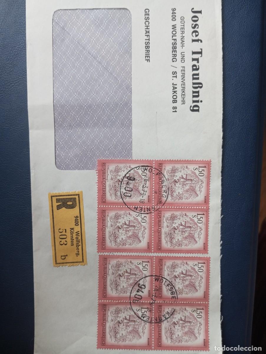 Sellos: AUSTRIA 1979 CERTIFICADO DE WOLFSBERG K&Auml;RNTEN, SELLOS DE BLUDENZ