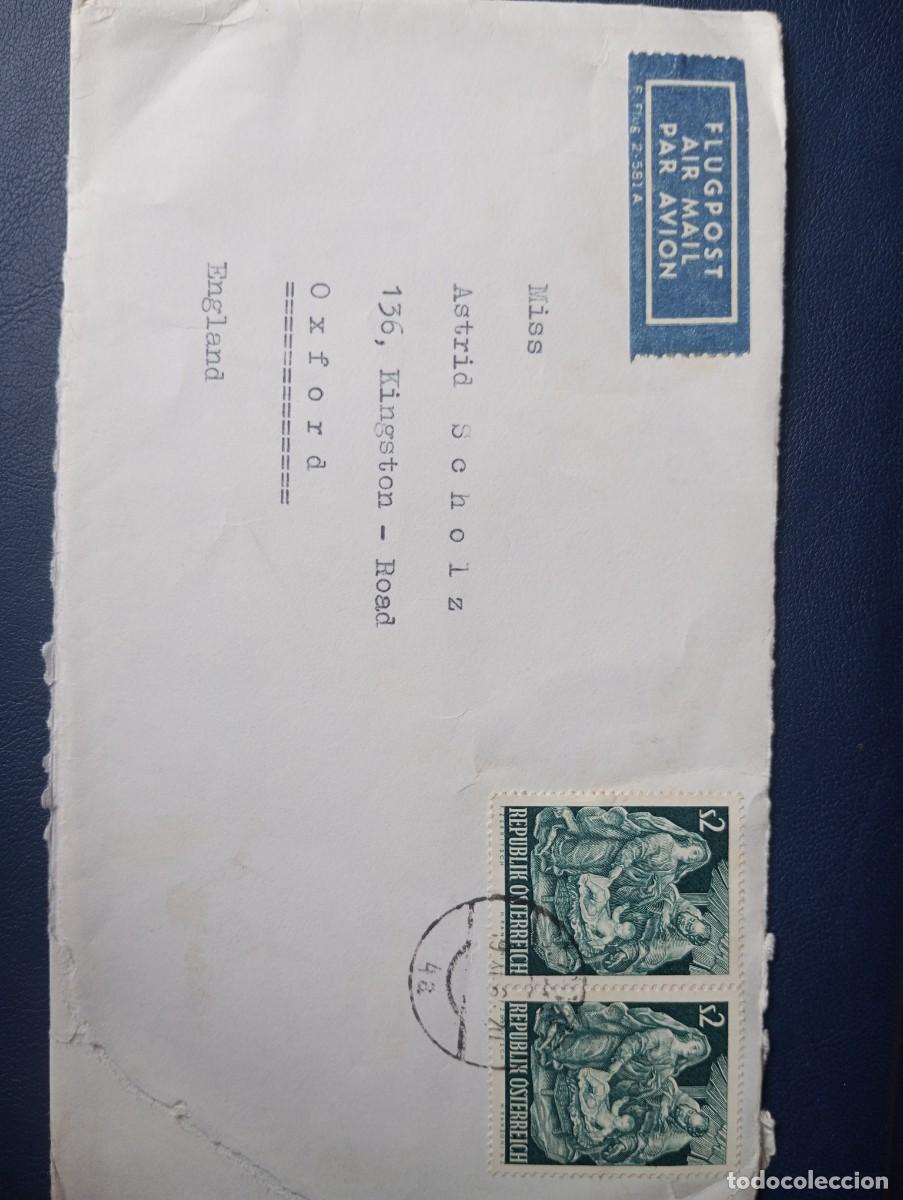 Sellos: AUSTRIA 1966, SELLOS DE NAVIDAD, CORREO A&Eacute;REO