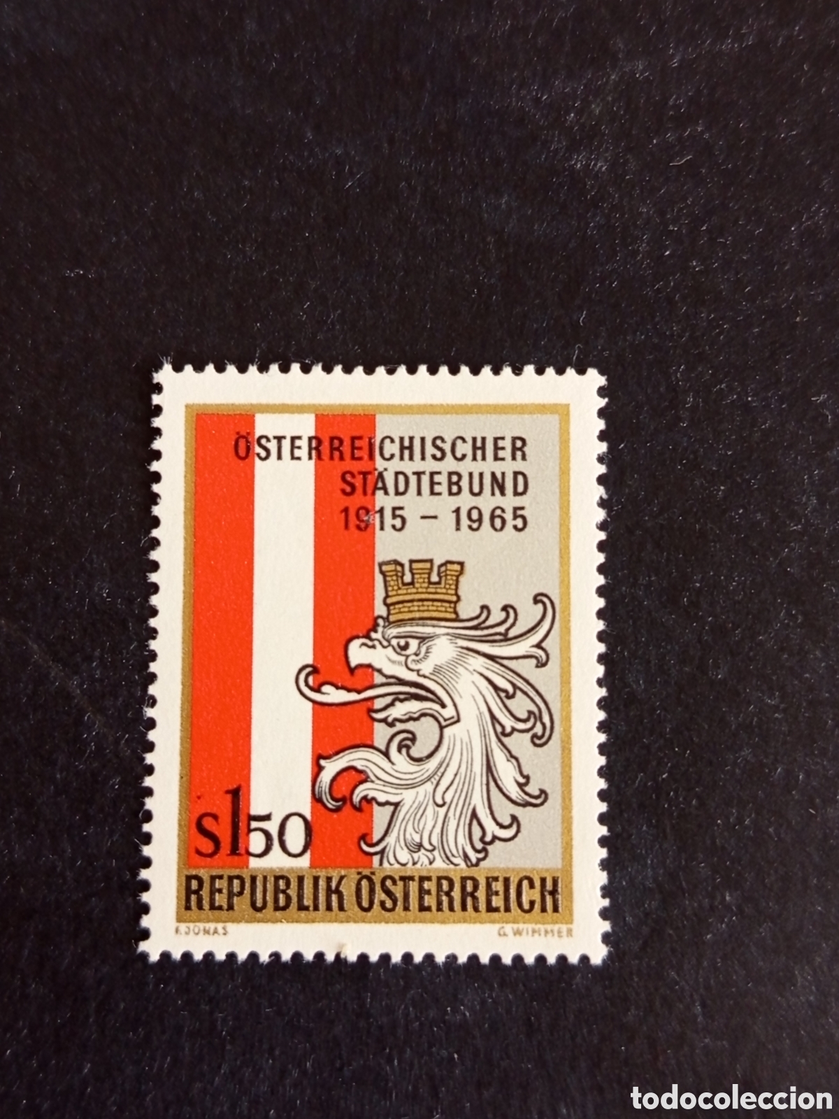 Sellos: AUSTRIA, 1965. Uni&oacute;n Ciudades de Austria. Yvert 1031.Ver fotos. Pedido m&iacute;nimo 3 &euro;. Serie completa