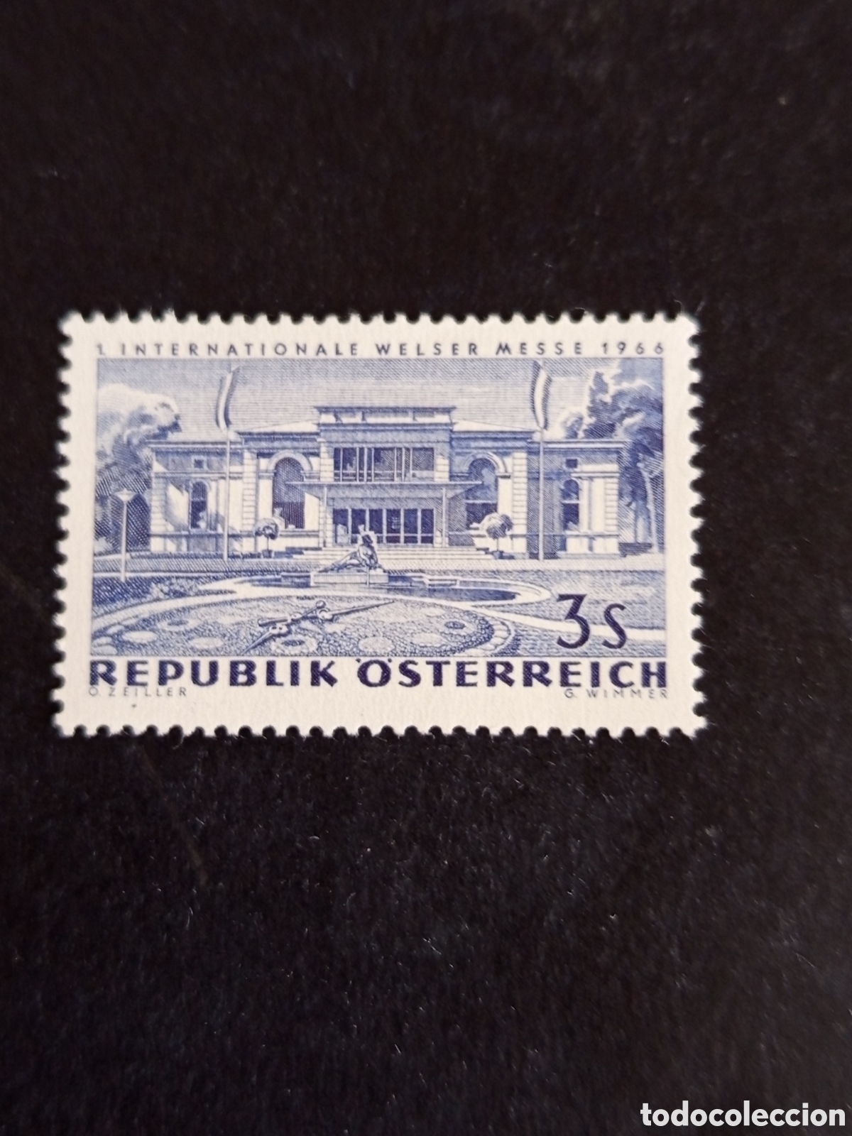 Sellos: AUSTRIA, 1966. Feria Internacional de Wels. Edificio. Yvert 1050. Ver fotos. Pedido m&iacute;nimo 3 &euro;.