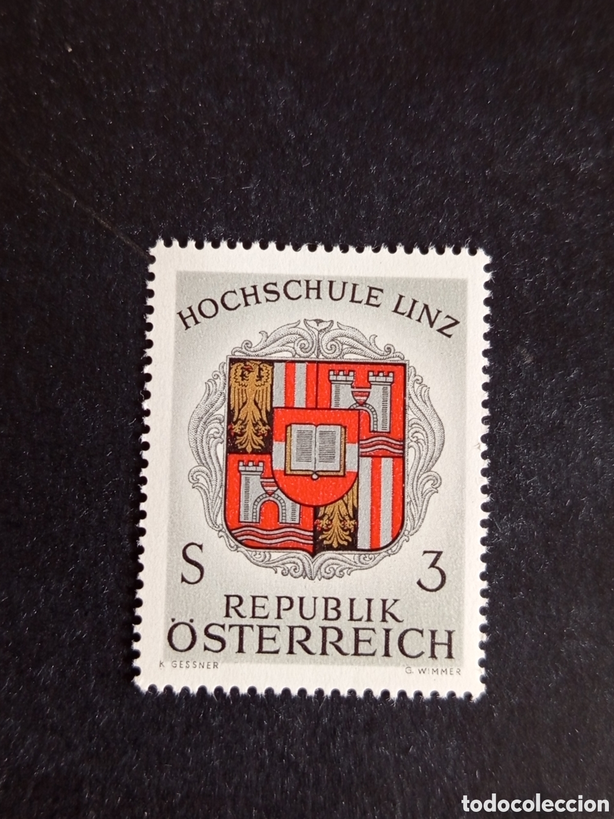 Sellos: AUSTRIA, 1966. Universidad de Linz. Escudo. Yvert 1065. Ver fotos. Pedido m&iacute;nimo 3 &euro;.Serie completa