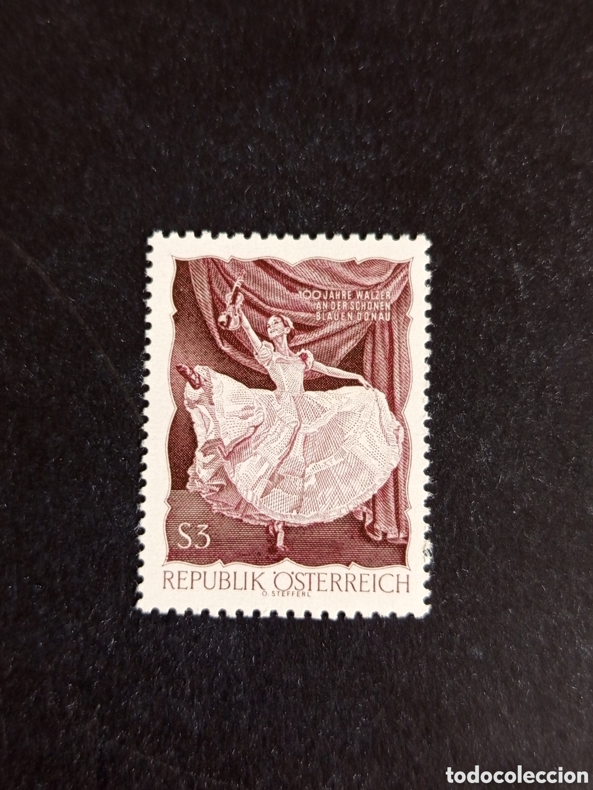 Sellos: AUSTRIA, 1967. Ballet. El vals &rdquo;El Danubio Azul&rdquo;. Yvert 1067. Ver fotos. Pedido m&iacute;nimo 3 &euro;.