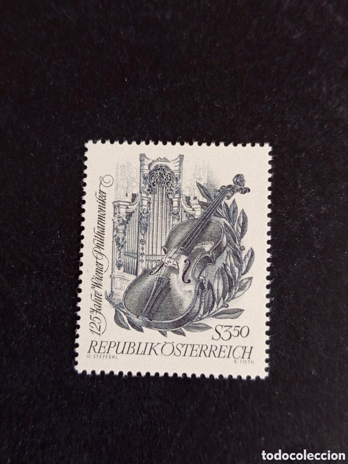 Sellos: AUSTRIA, 1967. Orquesta Filarm&oacute;nica de Viena. Yvert 1070. Ver fotos. Pedido m&iacute;nimo 3 &euro;.