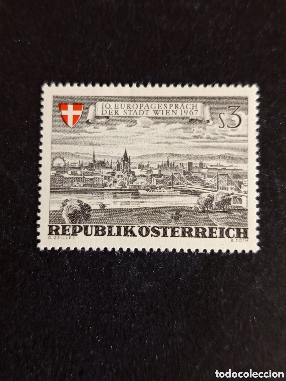 Sellos: AUSTRIA, 1967. Viena. Grabado. Yvert 1075. Ver fotos. Pedido m&iacute;nimo 3 &euro;. Serie completa en nuevo
