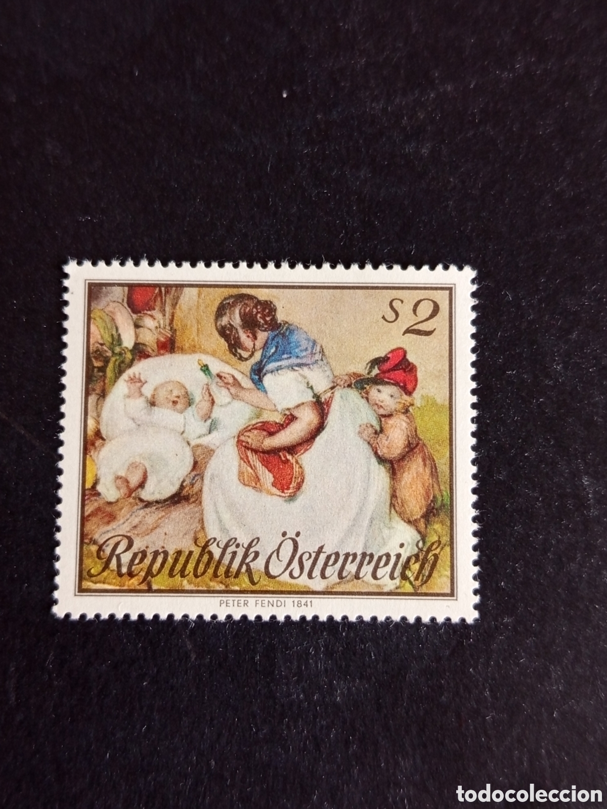 Sellos: AUSTRIA, 1967. D&iacute;a de la madre. Yvert 1071. Ver fotos. Pedido m&iacute;nimo 3 &euro;. Serie completa en nuevo