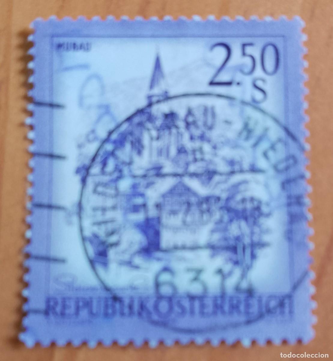 Sellos: AUSTRIA - V/F 2.50 S - TURISMO: MURAY - MATASELLO IDENTIFICATIVO: 11.2.86 WILDSCHONAU