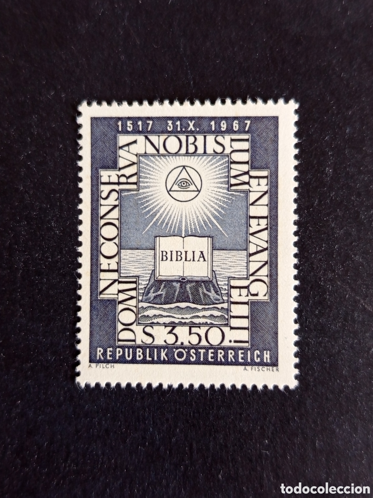 Sellos: AUSTRIA, 1967. Reforma. Biblia. Yvert 1083. Ver fotos. Pedido m&iacute;nimo 3 &euro;. Serie completa en nuevo