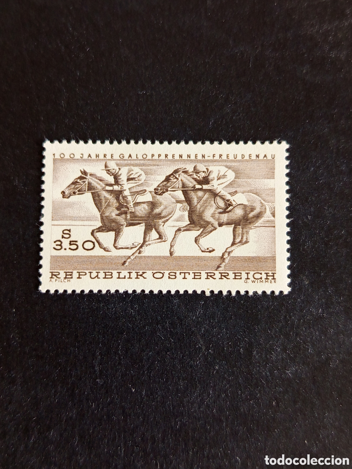 Sellos: AUSTRIA, 1968. Carreras de caballos. Yvert 1095. Ver fotos. Pedido m&iacute;nimo 3 &euro;. Serie completa