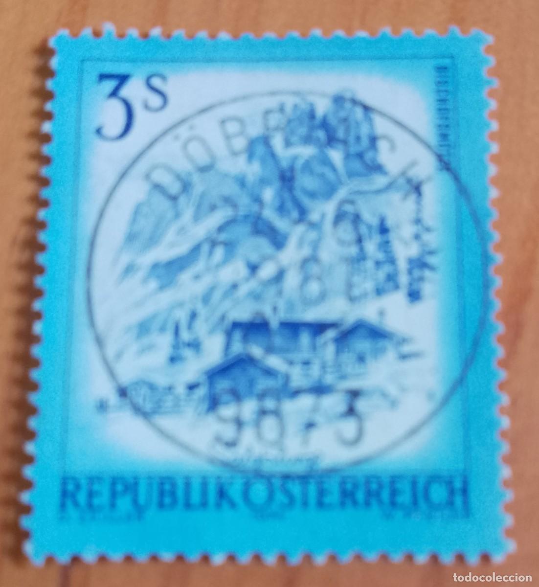 Sellos: AUSTRIA - V/F 3 S - BISCHOFSM&Uacute;TZE, MONTA&Ntilde;A -A&Ntilde;O 1974 -MATASELLO IDENTIFICATIVO: 24.8.1987 D&Ouml;BRIACH