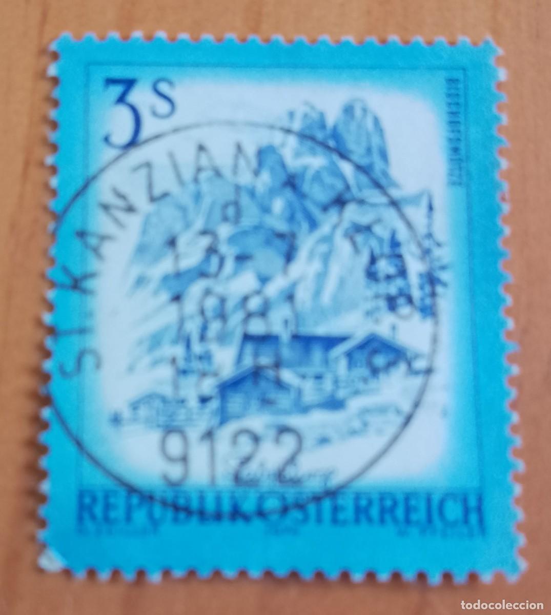 Sellos: AUSTRIA - V/F 3 S- BISCHOFSM&Uacute;TZE, MONTA&Ntilde;A -A&Ntilde;O 1974 -MATASELLO IDENTIFICATIVO: 13.7.1981 ST. KANZIAN