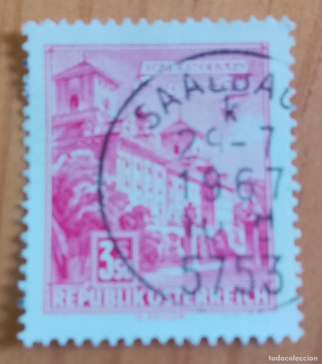 Sellos: AUSTRIA - V/F 3,50 S- SCHL. ESTERHAZY, EISENSTADT - MATASELLO IDENTIFICATIVO: 29.7.1967 SAALBACH