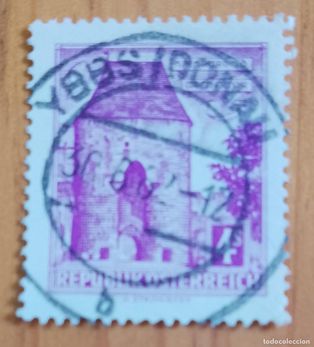 Sellos: AUSTRIA - V/F 4 S- HAINBURG-WIENERTOR - MATASELLO IDENTIFICATIVO: 30.6.62 YBBSIDONAU