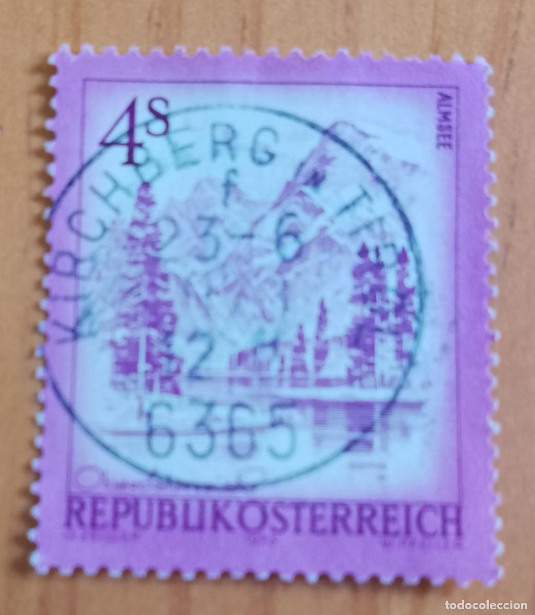 Sellos: AUSTRIA - V/F 4 S- ALMSEE- MATASELLO IDENTIFICATIVO: 23.6.1978 KIRCHBERG IN TIROL
