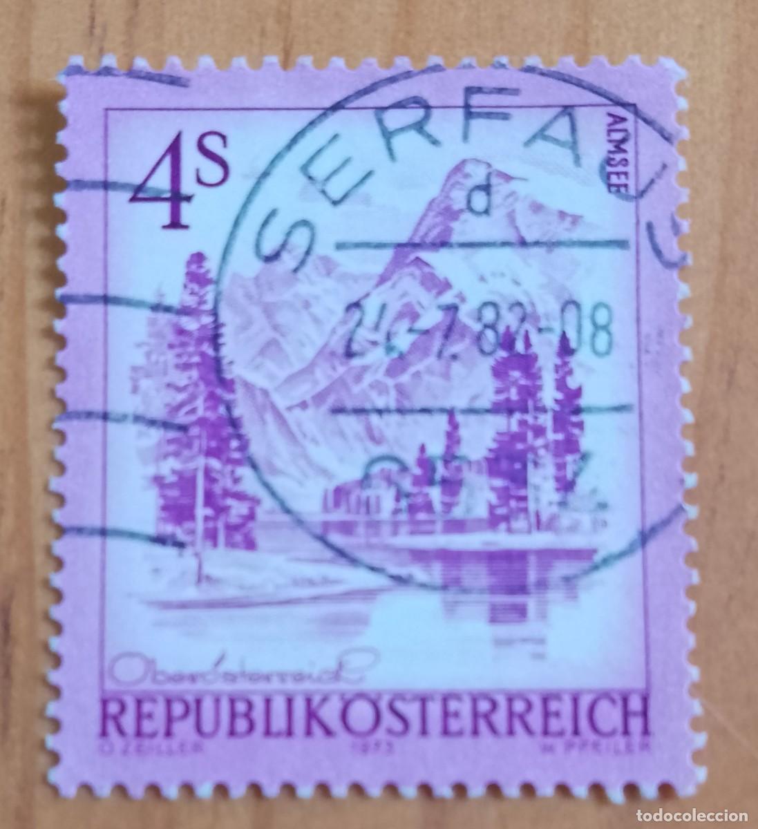 Sellos: AUSTRIA - V/F 4 S- ALMSEE- MATASELLO IDENTIFICATIVO: 24.7.82 SERFAUS