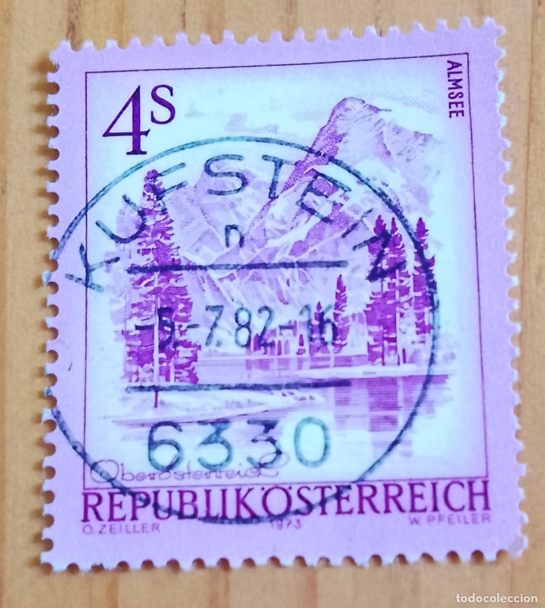 Sellos: AUSTRIA - V/F 4 S- ALMSEE- MATASELLO IDENTIFICATIVO: 5.7.82 KUFSTEIN