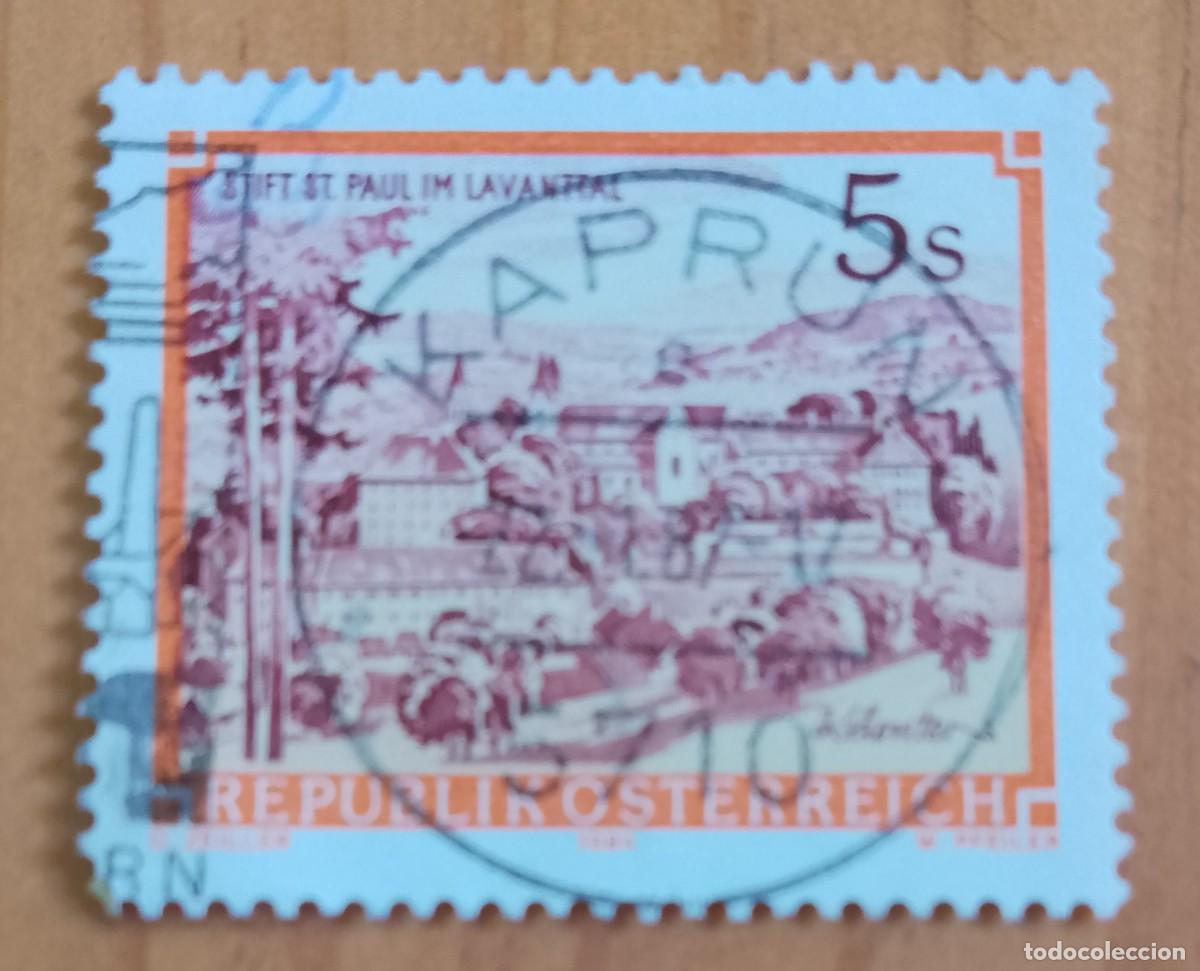 Sellos: AUSTRIA - V/F 5 S- STIFT ST. PAUL IM LAVANTTAL - MATASELLO IDENTIFICATIVO: 22.1.87 KAPRUN