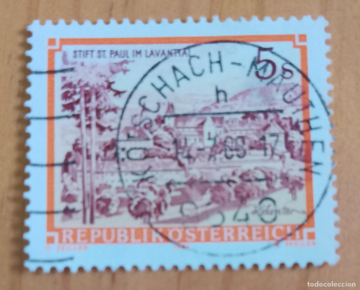 Sellos: AUSTRIA - V/F 5 S- STIFT ST. PAUL IM LAVANTTAL - MATASELLO IDENTIFICATIVO: 14.7.88 KOSCHACH